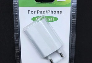 Carregador de parede USB para iPhone - Novo