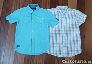 Conjunto de 2 camisas para criana - 7/8 anos