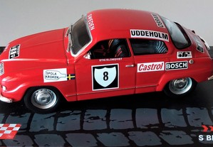 * Miniatura 1:43 Saab 96 V4 Stig Blomqvist / Arne Hertz Rally Sweden 1972
