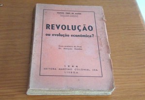 Revolução ou evolução económica? de Manuel Pires de Matos