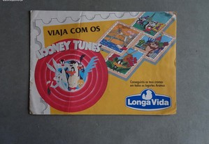 Caderneta de cromos vazia - Viaja com os Looney Tunes - Longa Vida