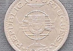 Moeda Angola - 2$50 Escudos 1953