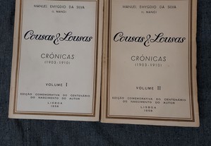 Manuel Emygdio da Silva-Cousas & Lousas-2 Volumes-1958