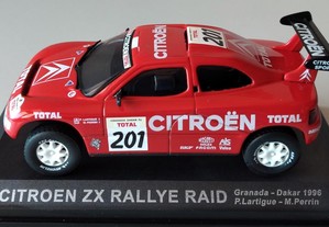 * Miniatura 1:43 Citroën ZX Rally Raid | Granada / Dakar 1996 | "100 Anos do Desporto Automóvel"