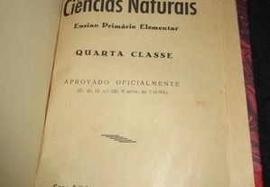 Livro Ciências Naturais 4ª classe Figueirinhas