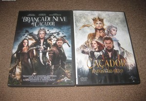 DVDs "A Branca de Neve e o Caçador e O Caçador e a Rainha do Gelo" com Charlize Theron