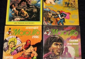 Livros Almanaque O Mosquito 1984 a 1987