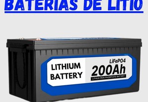 Baterias de lítio - várias aplicações
