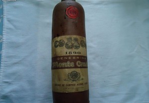Garrafa antiga de bebida Genebrina cheia -Monte Crasto Anadia