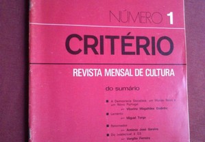Critério-Revista Mensal de Cultura-N.º 1-1975
