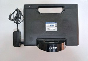 Colunas Sony RDP-M5iP sistema de áudio para iPhone