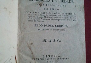 Pe. Croiset-Anno Christão Ou Exercícios de Piedade-Maio-1826