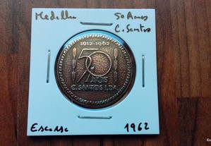 Medalha 50 Anos C. Santos 1962