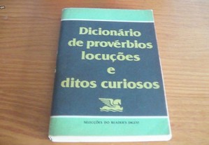 Dicionário de Provérbios Locuções e Ditos Curiosos de R.Magalhães Júnior