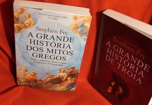 2 livros novos de Stephen Fry: A Grande História dos Mitos Gregos / A Grande História de Troia