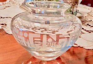 Jarra / Vaso estilo Art Deco em cristal