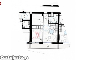 Apartamento T1+1 C/ Varanda, Freamunde, Paços...