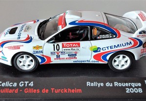 * Miniatura 1:43 Toyota Celica GT4 Rallye du Rouerque 2008