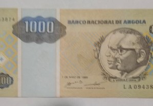 Nota de Angola-Kz1000(mil Kwanzas)-1995-NC