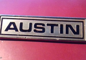 Austin simbolo/placa em metal cromado,original