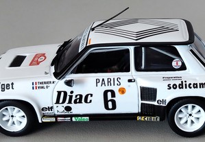 * Miniatura 1:43 Renault 5 Turbo 1984 J. L. Thérier / M. Vial | Equipa Diac