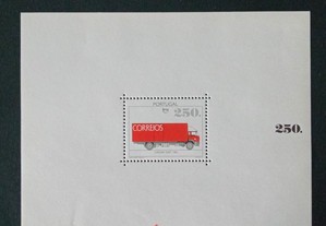Selos bloco 152 veículo transporte postal, 1994.