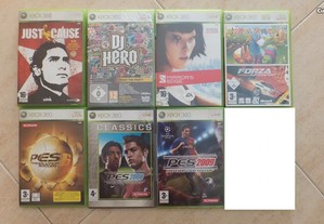 Pack de 7 jogos usados Xbox360