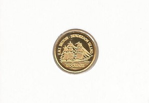 Espadim - Moeda de 10 Dolares de 1999 - Ouro