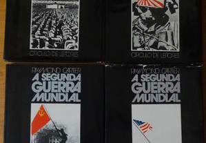 "A Segunda Guerra Mundial" de Raymond Cartier - 4 Volumes