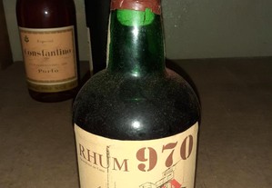 Garrafa Rhum 970 Reserva (Rum)-antiga da Madeira