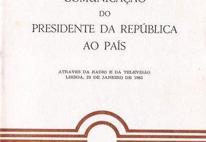 Comunicação do Presidente da República ao País de Ramalho Eanes