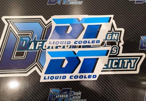 Autocolantes Yamaha DT 50 Liquid Cooled - branca
