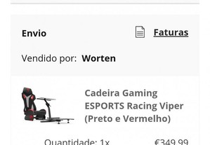 Cadeira Gaming Racing Viper