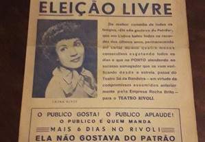 Jornal Monumental Vasco Morgado anos 40 raro