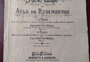 Conservatório Real de Lisboa - Novo Curso Aula de Rudimentos