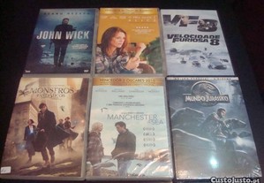 Lote 8 DVDs recentes e originais