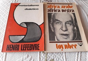 Obras de Henri Lefebvre e Toynbee