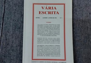 Vária Escrita-N.º 1-Sintra-1994