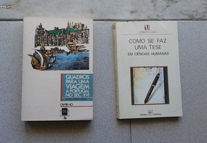 Obras de António Borges Coelho e Umberto Eco