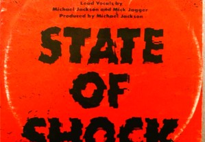 Jacksons State of Shock 1984 Música Vinyl Maxi Single
