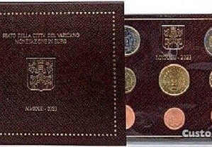 Conjunto de moedas de euro do Vaticano KMS 2023 1 cêntimo - 2 euros (3,88 euros) ST/BU