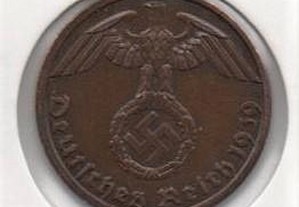 Alemanha (3º Reich) - 1 Reichspfennig 1939 A -bela