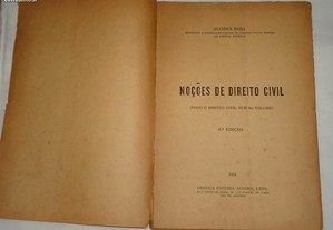 Livro de Alcides Rosa Noções de direito civil