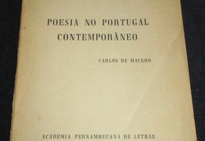 Livro Poesia no Portugal Contemporâneo 1958