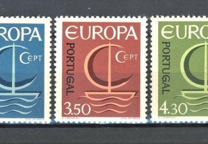 Selos de Portugal 1966-Afinsa 983/985 MNH-Variedade Dent- 11 1/2-12