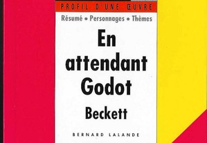 Bernard Lalande. En attendant Godot (1952) Samuel Beckett.