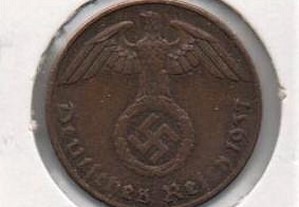 Alemanha (3º Reich) - 1 Reichspfennig 1937 A -bela