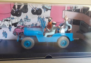 B Miniatura Jipe Willys Tintin Objetivo Lua