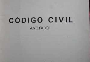 Código Civil Anotado. Fernando Luso Soares 1979