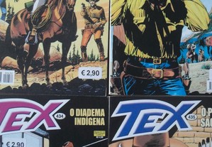 TEX 432 433 434 435 BD Banda Desenhada Western Editora Mythos Bonelli Comics